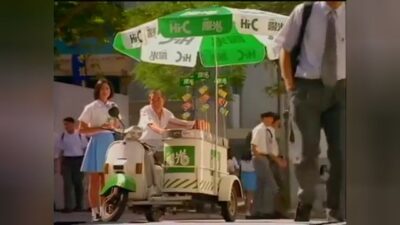 陽光檸檬茶廣告是香港人的集體回憶。（網絡截圖）