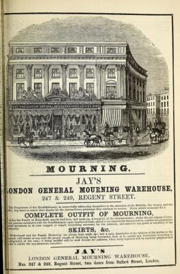 Jays Mourning Warehouse London Advert c 1860 Wikimedia Commons